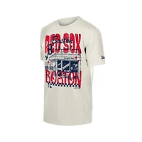 T-shirt New Era crème pour homme, Boston Red Sox Injection, style de vie, gastronomie, mode