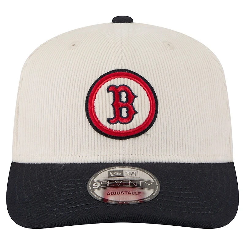 Casquette ajustable New Era crème Boston Red Sox Loyal 9SEVENTY pour homme