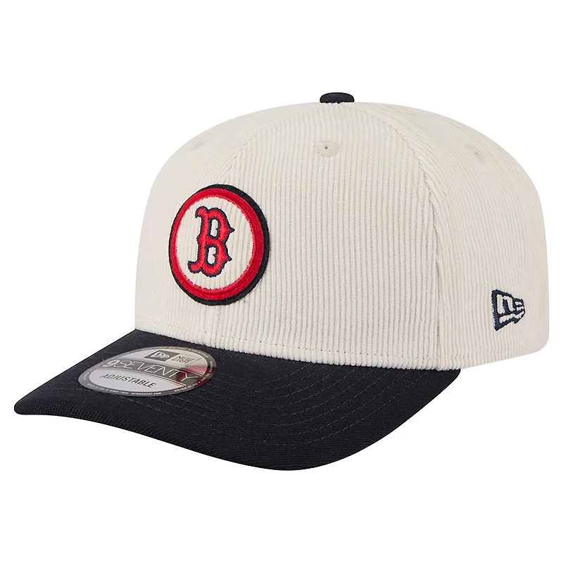 Casquette ajustable New Era crème Boston Red Sox Loyal 9SEVENTY pour homme
