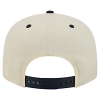 Men's New Era Cream Boston Red Sox Oversized Slogan 9FIFTY Snapback Hat