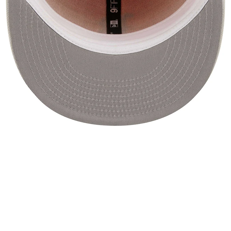 Men's New Era Gold Boston Red Sox Tiramisu 9FIFTY Snapback Hat