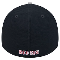 Casquette flexible 39THIRTY avec garniture de visière des Red Sox Boston New Era pour hommes, gris/noir