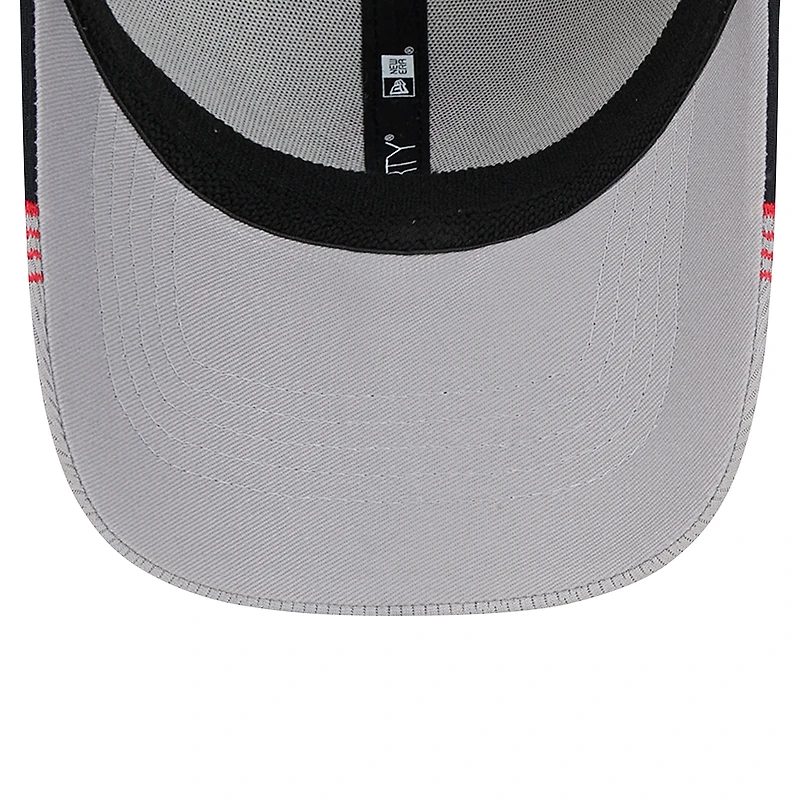 Men's New Era Gray/Black Boston Red Sox Visor Trim 39THIRTY Flex Hat