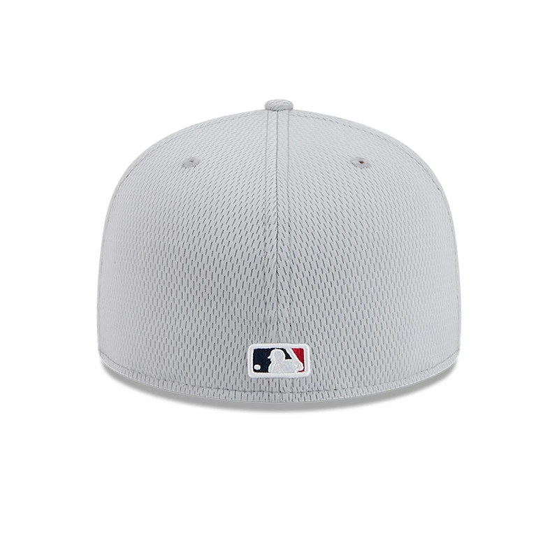 Men's New Era Gray Boston Red Sox 2025 MLB Clubhouse 59FIFTY Fitted Hat