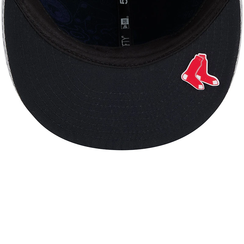 V107988 RedSox Mlb Nwe 2025 Clubhouse Gris 59fifty HATMENHIC 60632125 #16