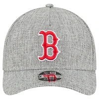 Casquette ajustable New Era 9FORTY grise en coton tissé Boston Red Sox pour homme