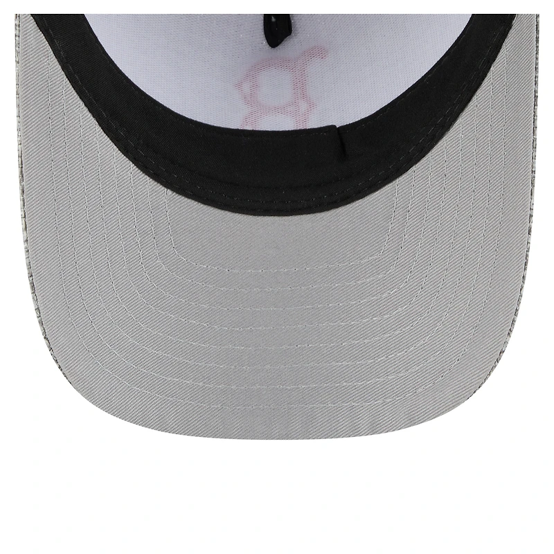 Casquette ajustable New Era 9FORTY grise en coton tissé Boston Red Sox pour homme