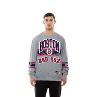 Men's New Era  Gray Boston Red Sox Sport Classics Sweatshirt