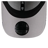 Men's New Era Gray Boston Red Sox Visor Paint Splatter 39THIRTY Flex Hat