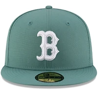 Men's New Era  Green Boston Red Sox 2025 City Connect 59FIFTY Fitted Hat