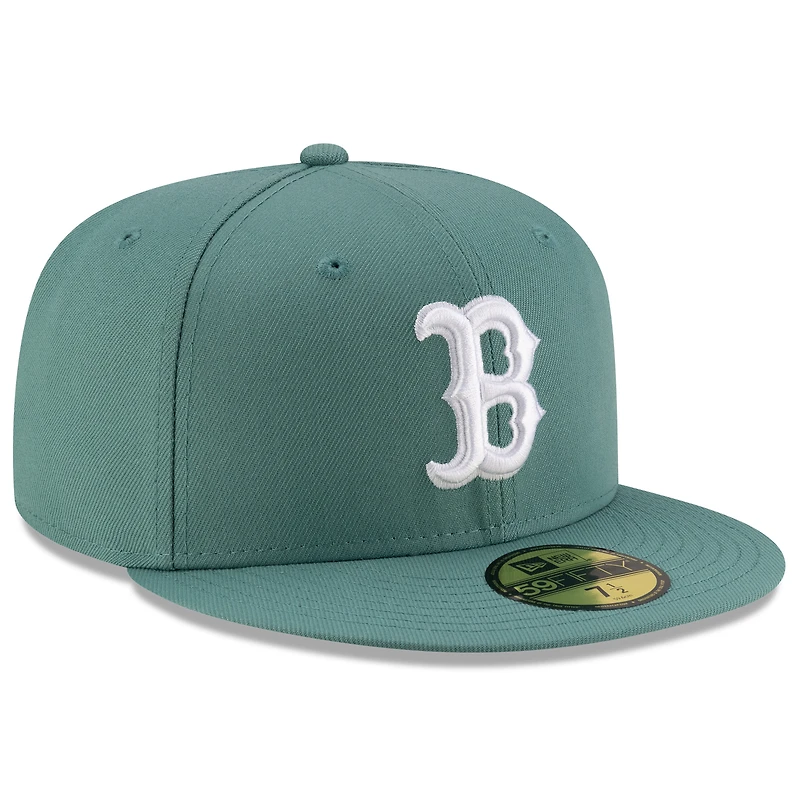 Men's New Era  Green Boston Red Sox 2025 City Connect 59FIFTY Fitted Hat