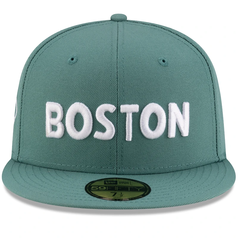 Casquette ajustée 59FIFTY City Connect Fan Pack 2025 des Red Sox de Boston pour homme, verte, New Era