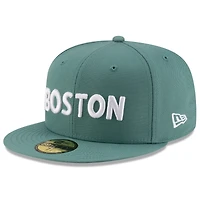 Casquette ajustée 59FIFTY City Connect Fan Pack 2025 des Red Sox de Boston pour homme, verte, New Era