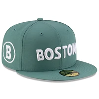 Casquette ajustée 59FIFTY City Connect Fan Pack 2025 des Red Sox de Boston pour homme, verte, New Era