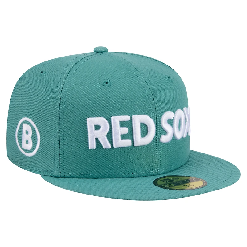 Men's New Era Green Boston Red Sox City Connect 59FIFTY Fitted Hat