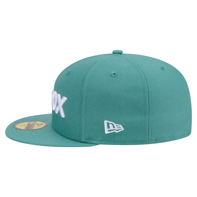 Men's New Era Green Boston Red Sox City Connect 59FIFTY Fitted Hat