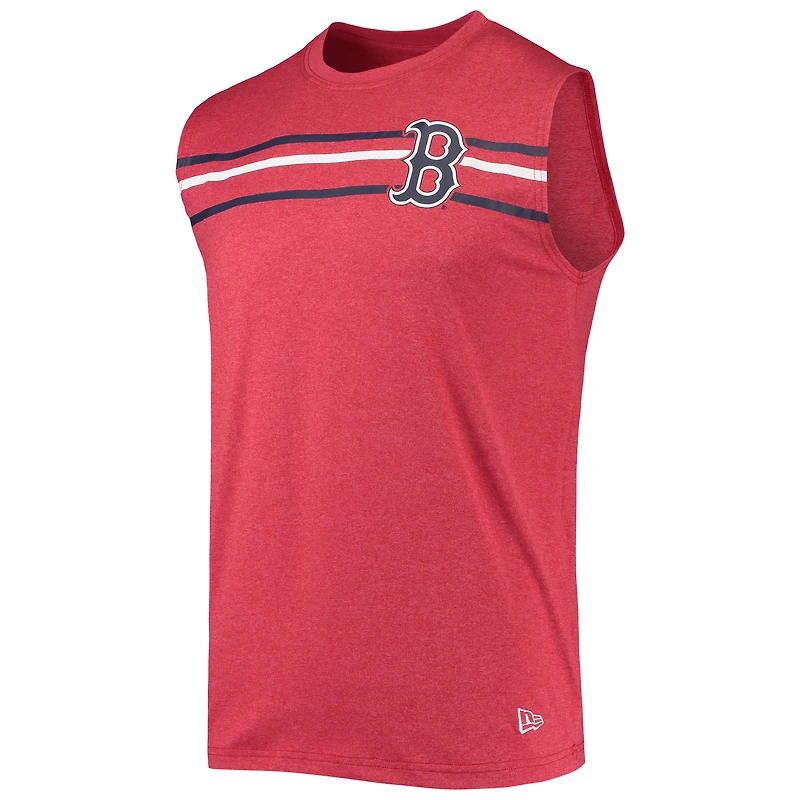 NWE REDSOX RED HOMME POLY MUSCLE TANK 22 TANMEN