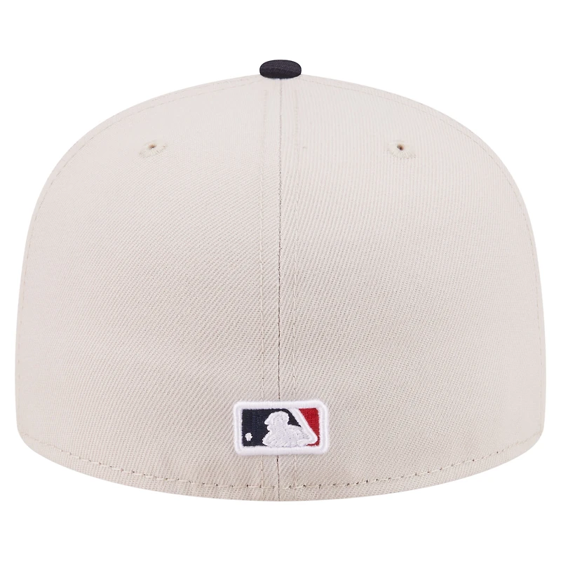 Casquette ajustée New Era 59FIFTY kaki Boston Red Sox City Icon pour homme