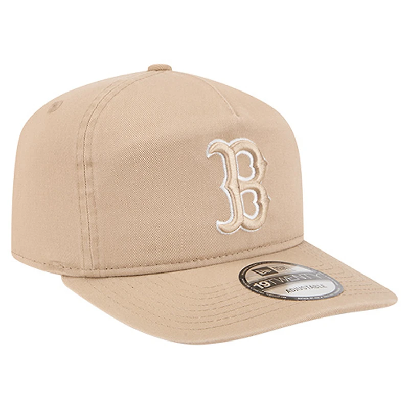 Casquette ajustable New Era beige clair Boston Red Sox Cam 19TWENTY pour homme