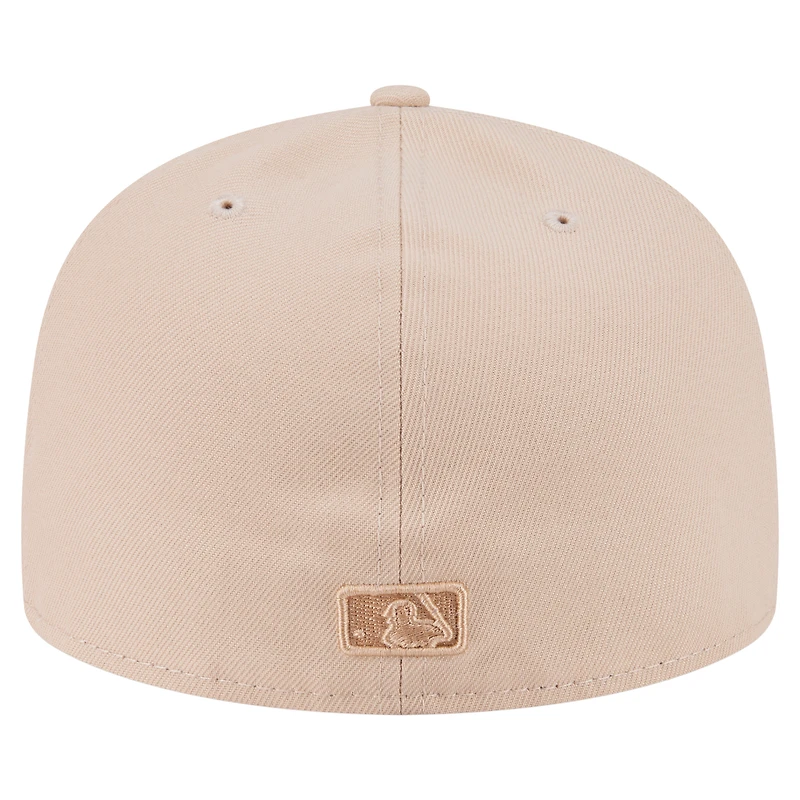 Casquette ajustée A-Frame 59FIFTY beige clair pour homme, Boston Red Sox, color pack, New Era