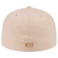 Casquette ajustée A-Frame 59FIFTY beige clair pour homme, Boston Red Sox, color pack, New Era