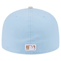 Casquette ajustée New Era 59FIFTY bicolore bleu clair/crème des Boston Red Sox pour homme