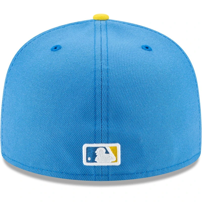 Casquette ajustée 59FIFTY City Connect des Boston Red Sox New Era pour homme, bleu clair