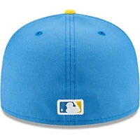 Casquette ajustée 59FIFTY City Connect des Boston Red Sox New Era pour homme, bleu clair