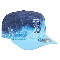 Men's New Era  Light Blue Boston Red Sox Deep Water Pre-Curved 9FIFTY A-Frame Snapback Hat