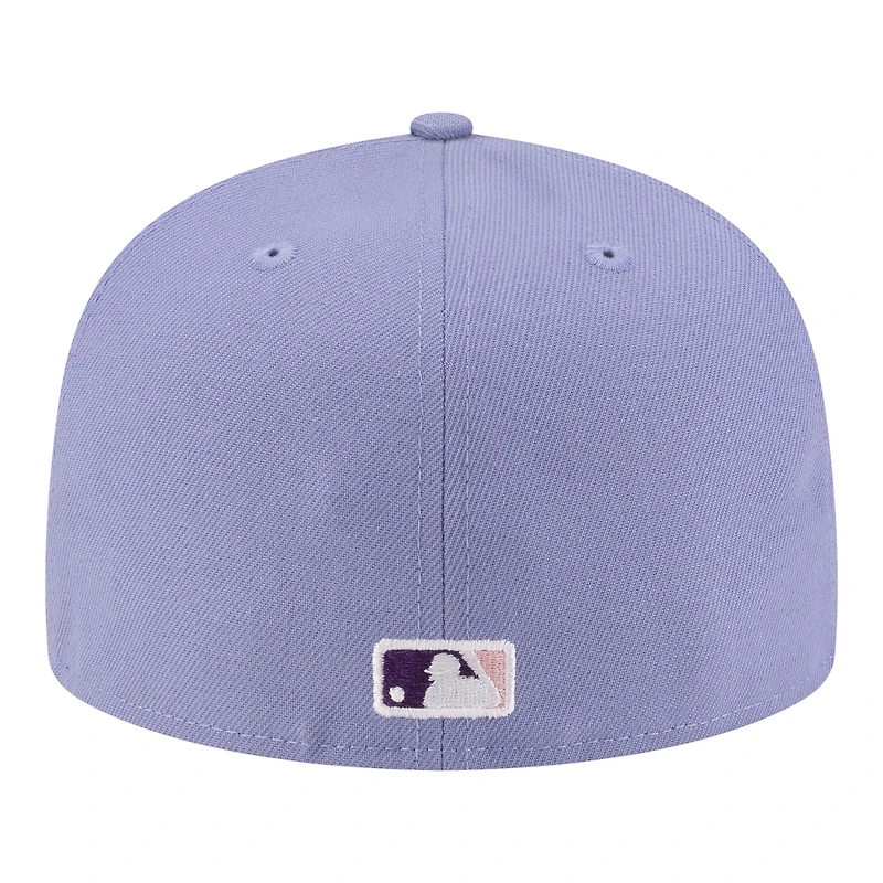 Men's New Era Light Purple Boston Red Sox Lavender Bloom 59FIFTY Fitted Hat