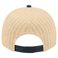 Casquette trucker New Era pour homme, bleu marine/naturel, Boston Red Sox, grainée, modèle 9FIFTY, ajustable, style A-Frame