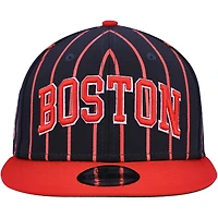 Casquette New Era pour homme bleu marine/rouge Boston Red Sox City Arch 9FIFTY Snapback