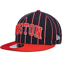 Casquette New Era pour homme bleu marine/rouge Boston Red Sox City Arch 9FIFTY Snapback