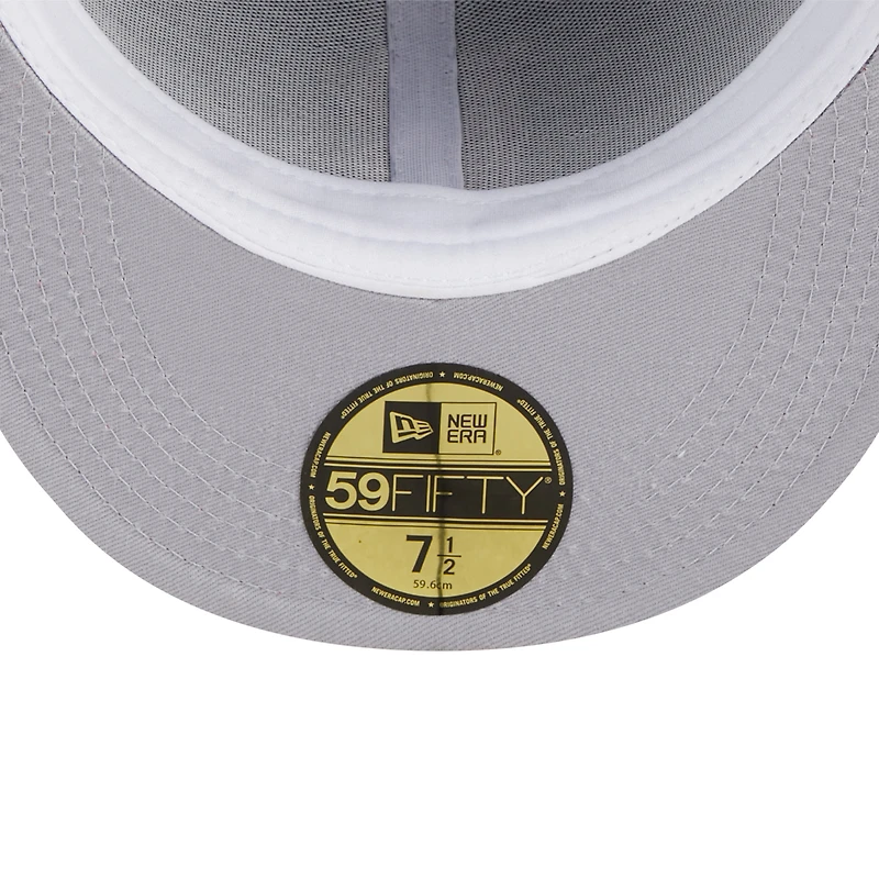 Casquette ajustée 59FIFTY New Era pour hommes, bleu marine/rouge, Boston Red Sox On Deck