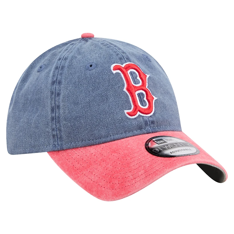 Casquette ajustable New Era bleu marine/rouge Boston Red Sox Select 9TWENTY pour homme
