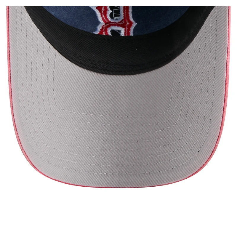 Casquette ajustable New Era bleu marine/rouge Boston Red Sox Select 9TWENTY pour homme