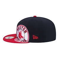 Casquette ajustable New Era 9FIFTY bleu marine/rouge Boston Red Sox pour homme