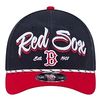 Men's New Era Navy/Red Boston Red Sox Team Loyal 9FORTY M-Crown Adjustable Hat