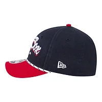 Men's New Era Navy/Red Boston Red Sox Team Loyal 9FORTY M-Crown Adjustable Hat