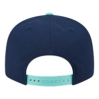 Men's New Era Navy/Turquoise Boston Red Sox Two-Tone Color Pack 9FIFTY Snapback Hat