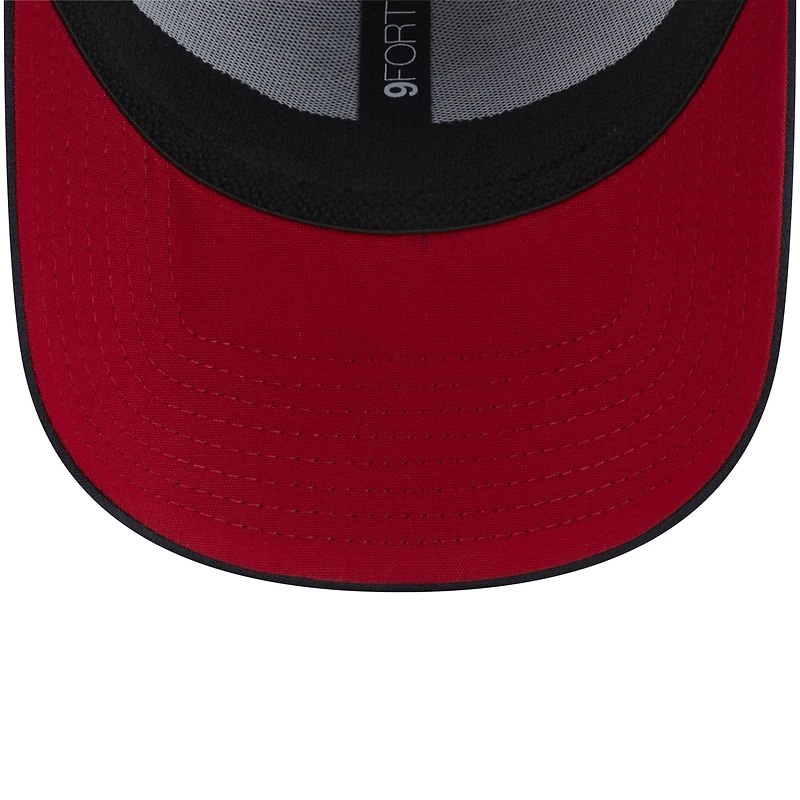 Men's New Era  Navy Boston Red Sox 2024 Clubhouse 9FORTY Adjustable Hat