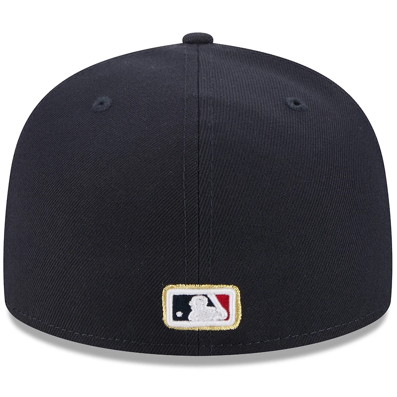 Casquette ajustée New Era bleu marine Boston Red Sox 2025 59FIFTY Day pour homme avec épingles