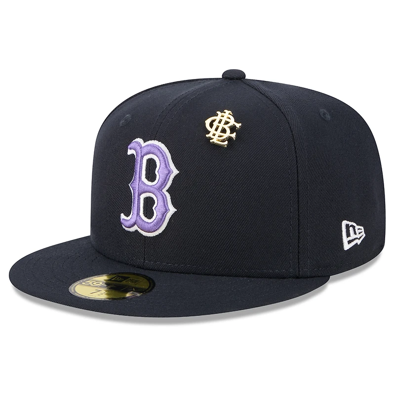 Casquette ajustée New Era 59FIFTY bleu marine des Boston Red Sox 2025 Big League Chew pour homme
