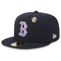 Casquette ajustée New Era 59FIFTY bleu marine des Boston Red Sox 2025 Big League Chew pour homme
