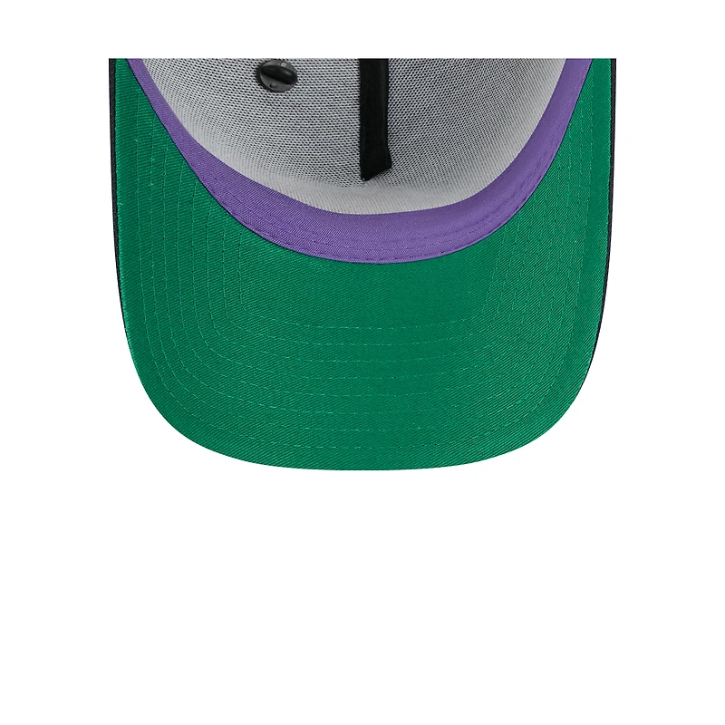 Casquette camionneur ajustable New Era 9FORTY bleu marine Boston Red Sox 2025 Big League Chew pour homme