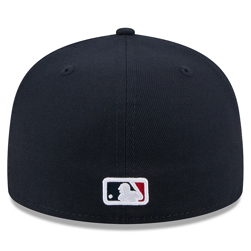 Casquette ajustée Jackie Robinson Day 59FIFTY bleu marine des Boston Red Sox 2025 pour homme de New Era