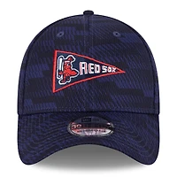 Men's New Era Navy Boston Red Sox 2025 MLB Clubhouse 39THIRTY Flex Hat