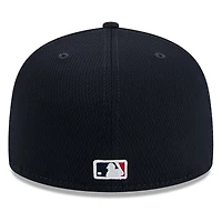 Casquette ajustée MLB Clubhouse 59FIFTY Boston Red Sox 2025 New Era pour homme bleu marine