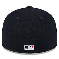 Casquette ajustée 59FIFTY Boston Red Sox 2025 MLB Clubhouse Low Profile New Era pour homme bleu marine