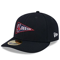 Men's New Era Navy Boston Red Sox 2025 MLB Clubhouse Low Profile 59FIFTY Fitted Hat